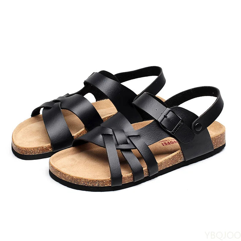 Ivyshape | Women's Classic Leather Sandals Trendy