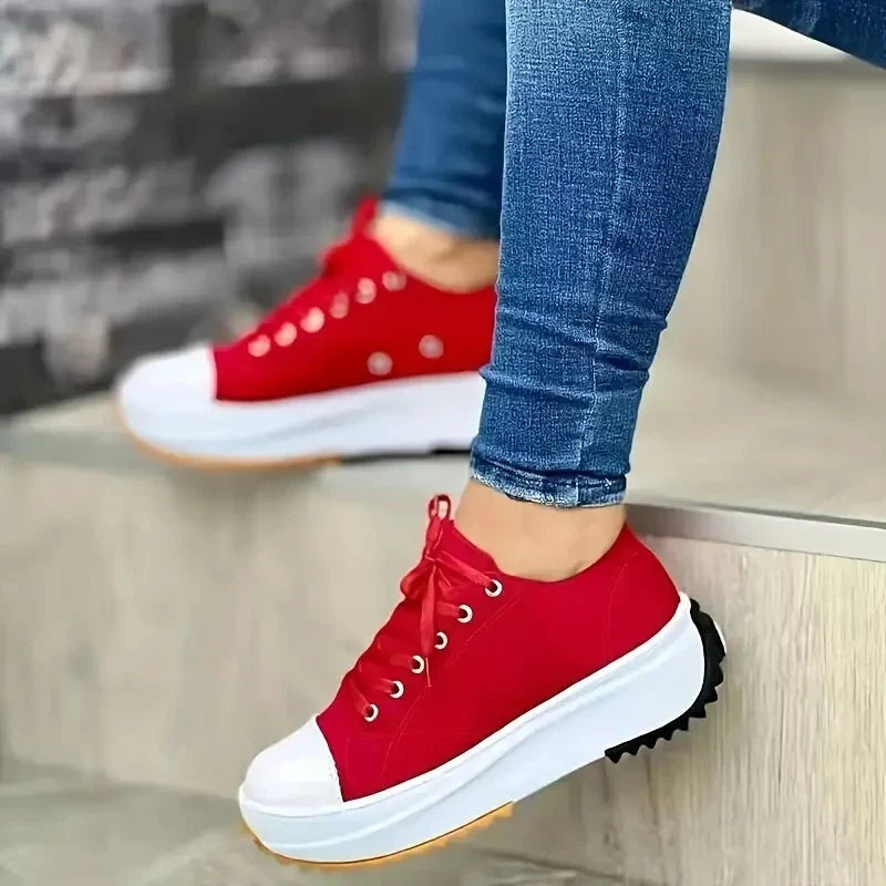 Trendy Lace-Up Sneakers for Women