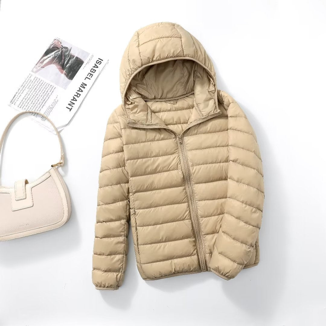 Ivyshape | Women'S Slim Hooded Down Jacket