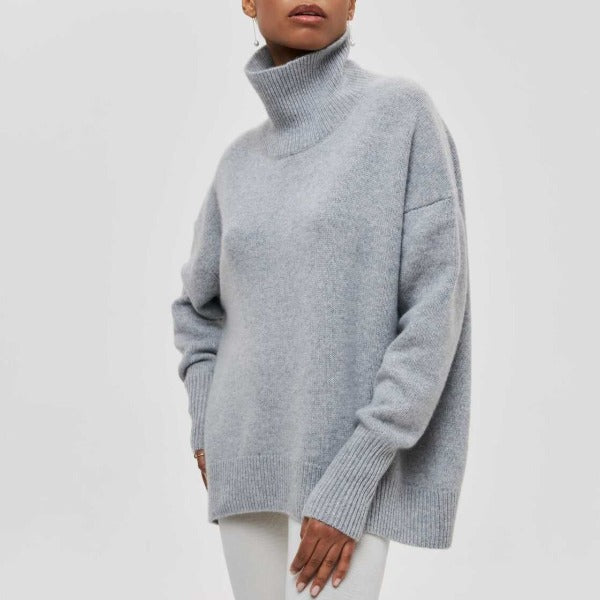 Ivyshape | Warm and Fashionable Turtleneck Sweater