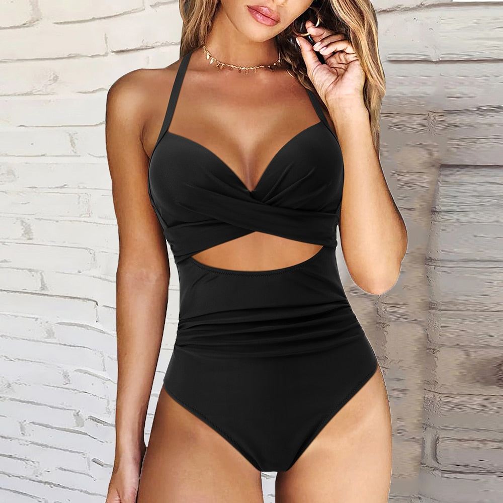 Ivyshape | Push-Up High Waist Swimsuit