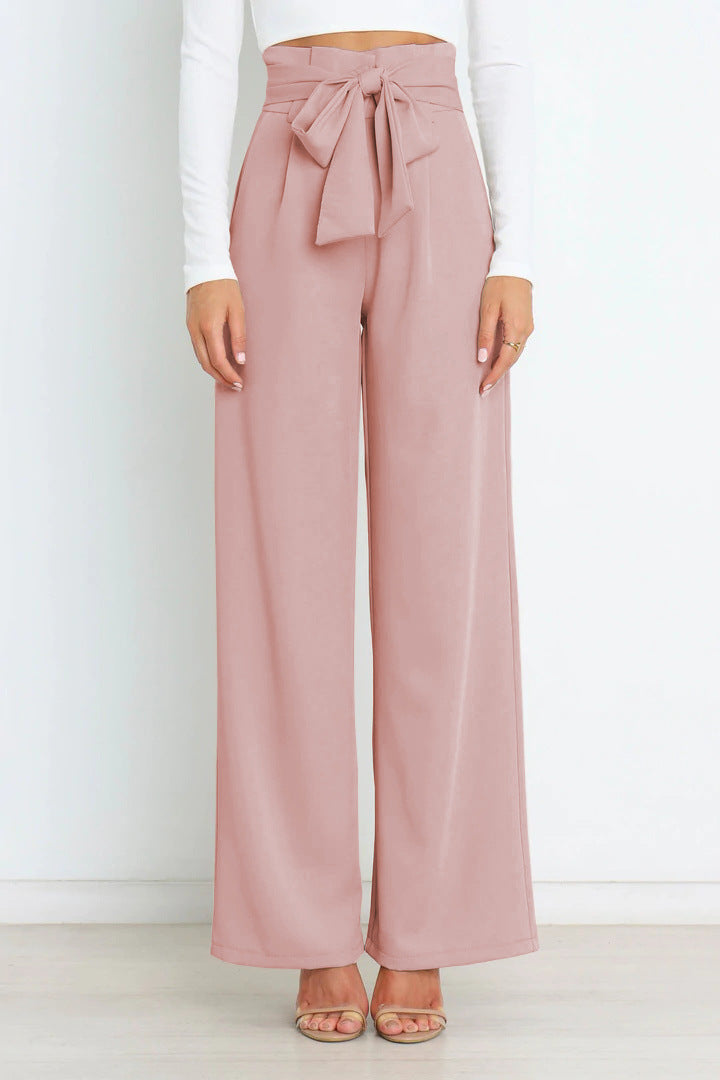 Ivyshape | Stylish and Cozy Fall Wide-Leg Pants for Women