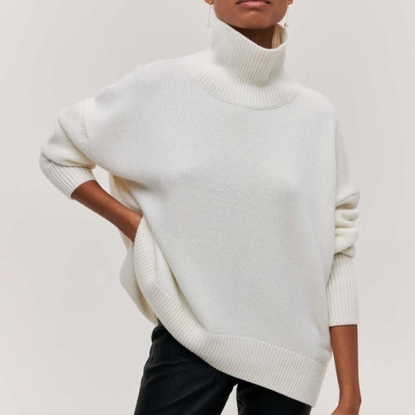 Ivyshape | Warm and Fashionable Turtleneck Sweater