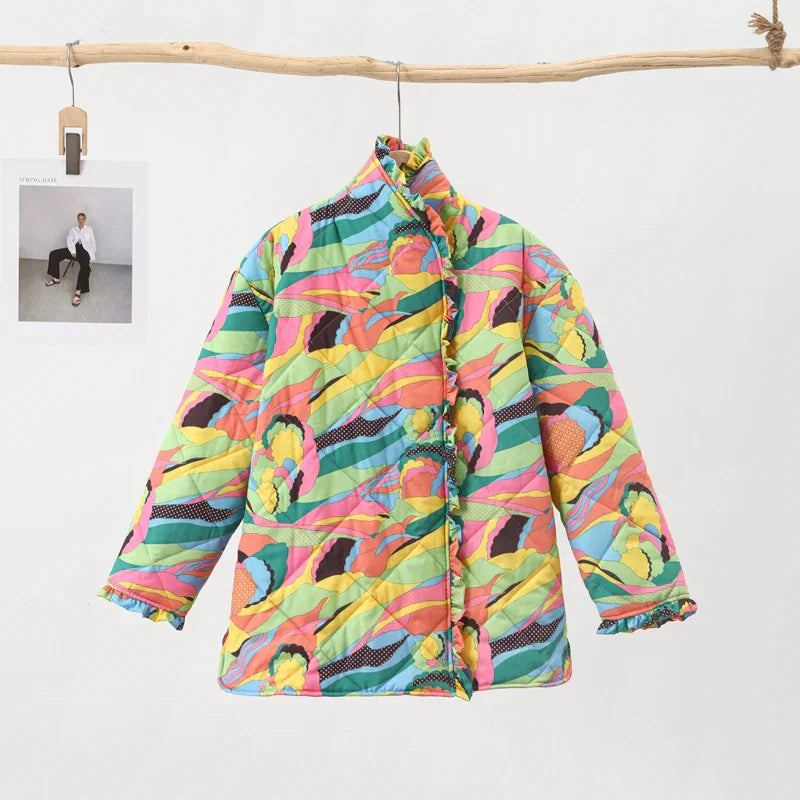 Ivyshape | Multi Print Coats