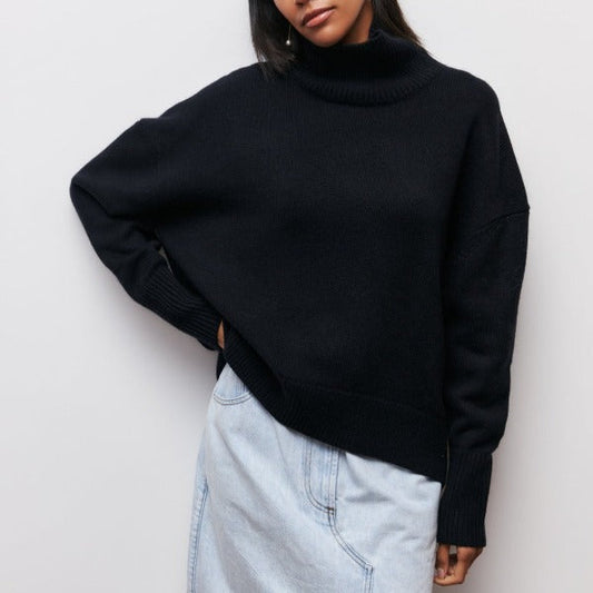 Ivyshape | Warm and Fashionable Turtleneck Sweater