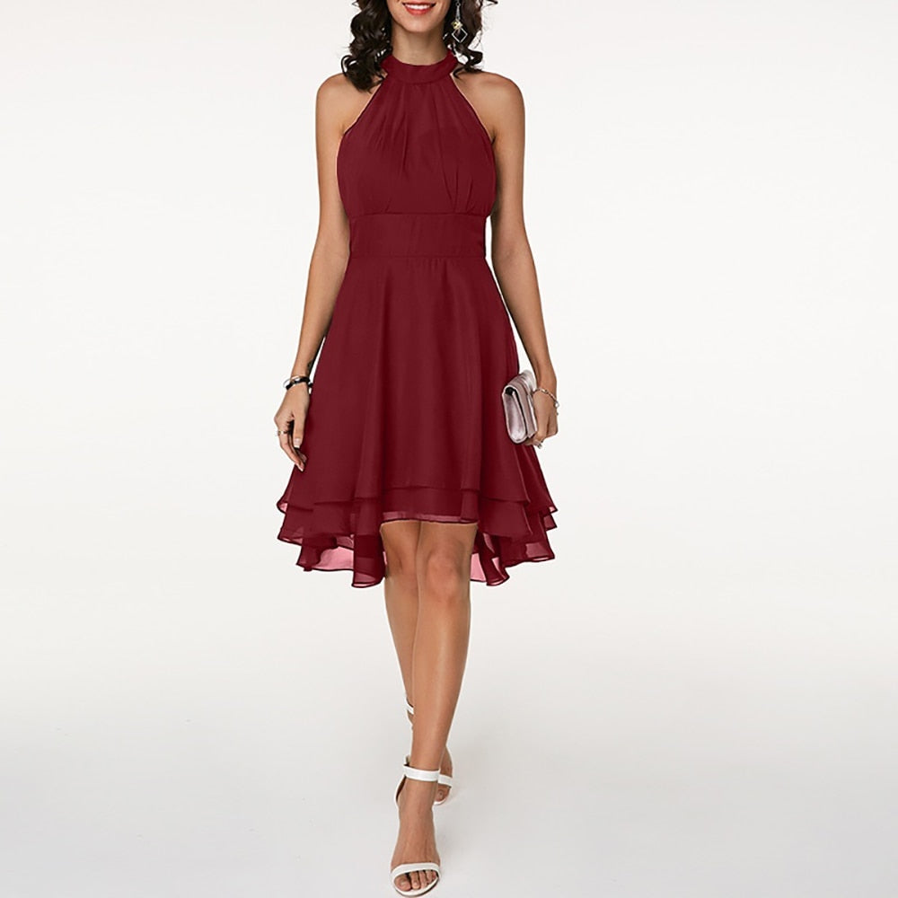 Ivyshape | Dress With Charming Ruffles Ashley