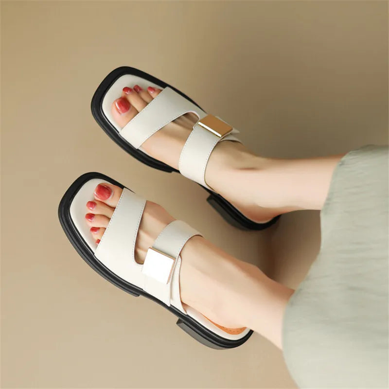 Ivyshape | Modern and Supportive Orthopedic Winter Sandals