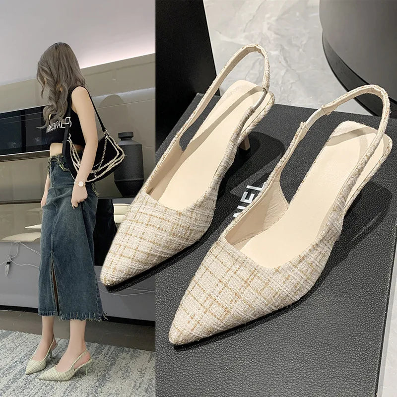 Chic Pointed High Heel Sandals for Women