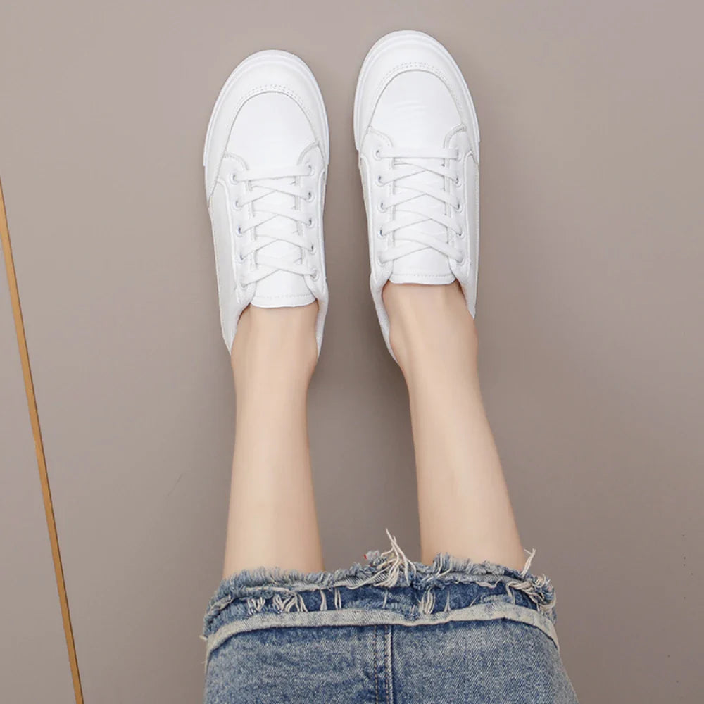 Stylish Casual White Sneakers for Women