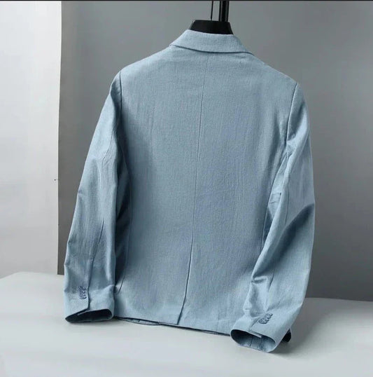IvyShape | Elegant Men's Linen Blazer