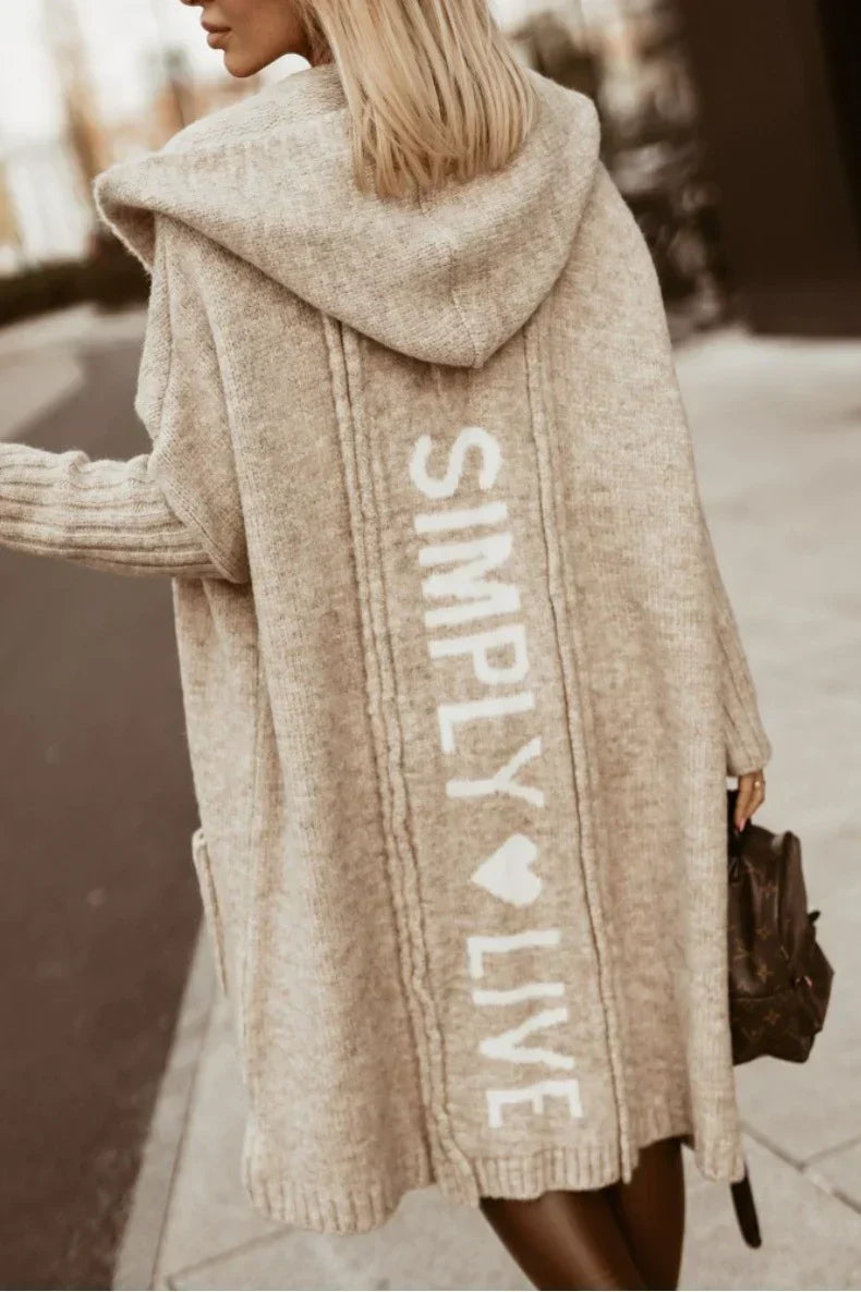 Ivyshape | Women's Oversized Knit Cardigan Cozy