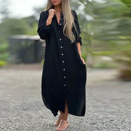 Ivyshape | Long Relaxed Dress