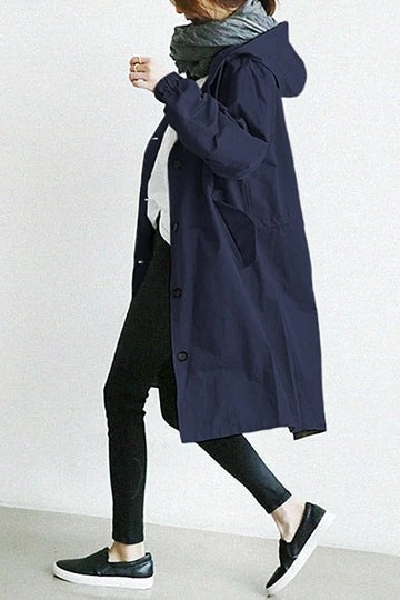 Ivyshape |  Women's Trench Coat with Hood