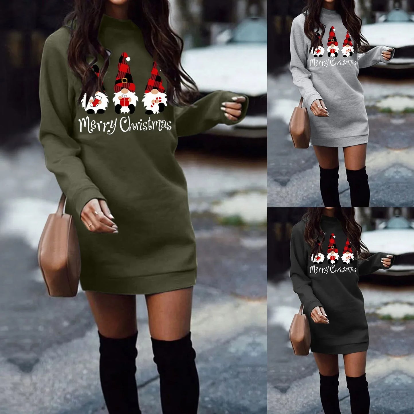 Ivyshape | Women’S Christmas Streetwear Long Pullover