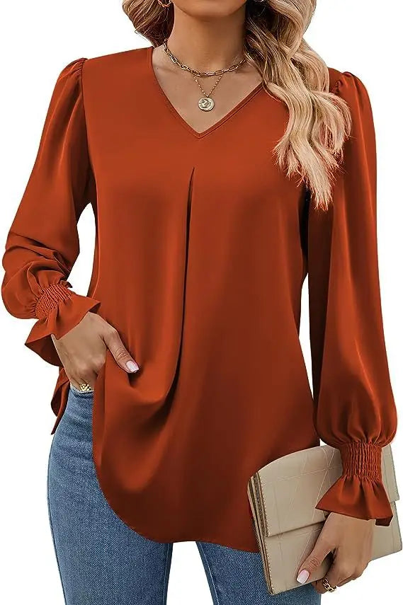 Elegant Loose Chiffon Blouse for Women