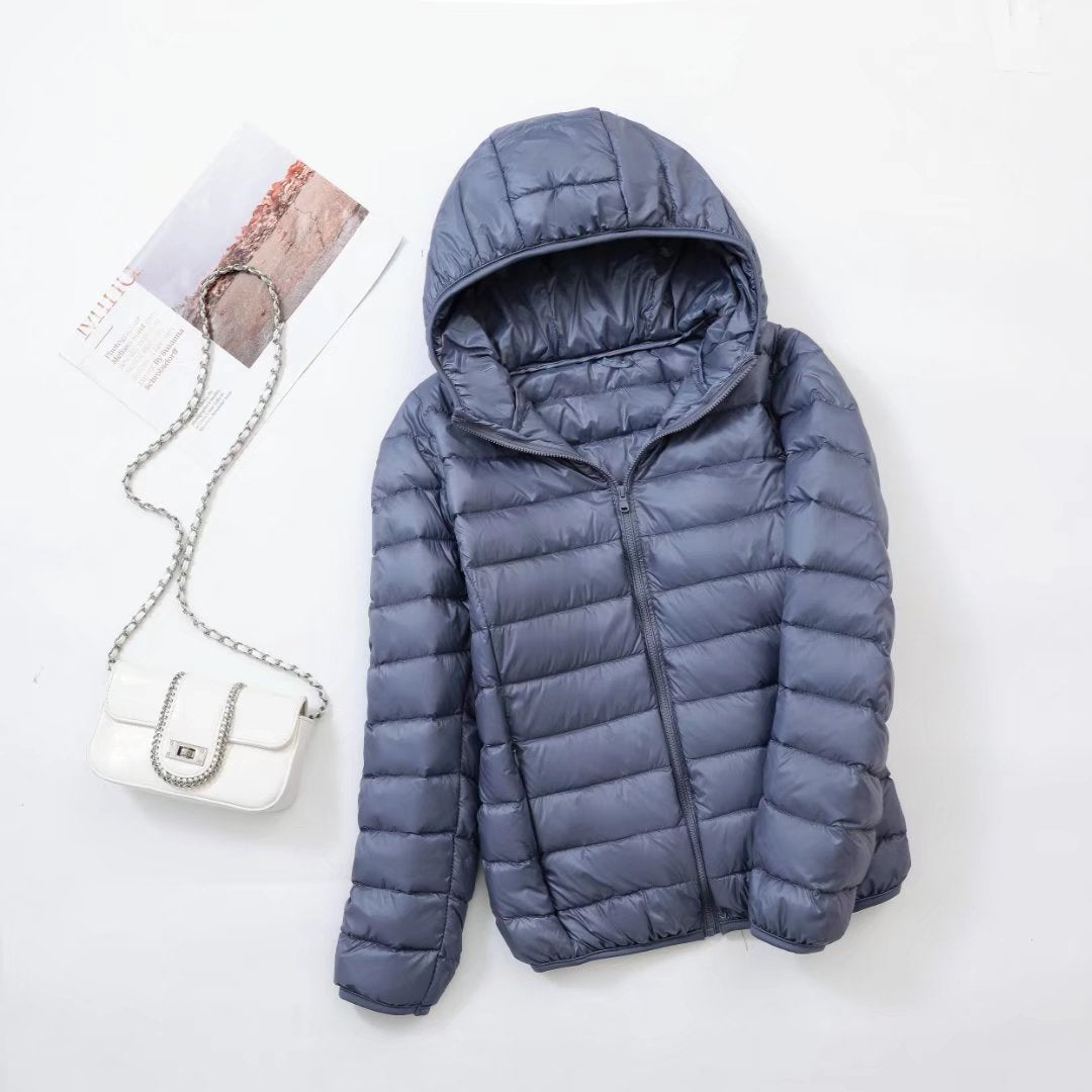 Ivyshape | Women'S Slim Hooded Down Jacket