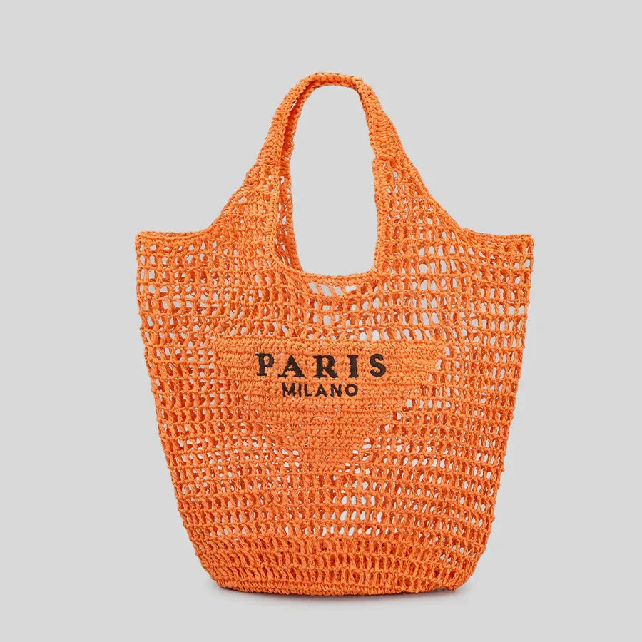 Ivyshape | Milano Handwoven Bag with Ivyshape | and Milano Print