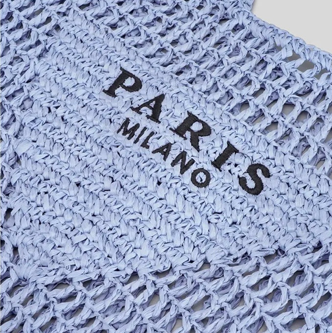 Ivyshape | Milano Handwoven Bag with Ivyshape | and Milano Print