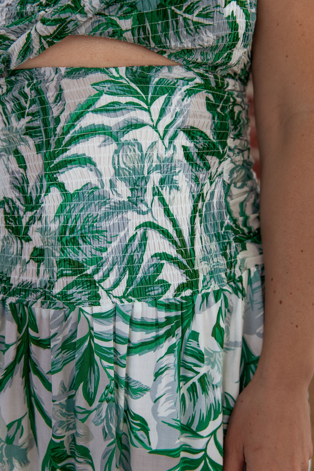 Seville Dress - Tropical Fern