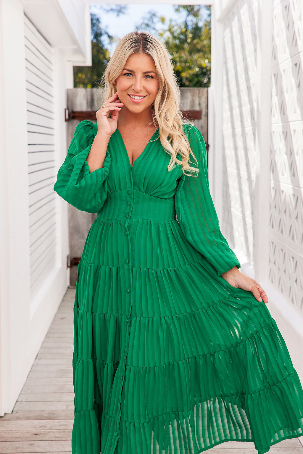 Mireya Dress - Green