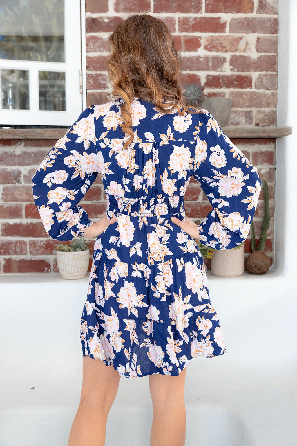 Finley Dress - Midnight Rose