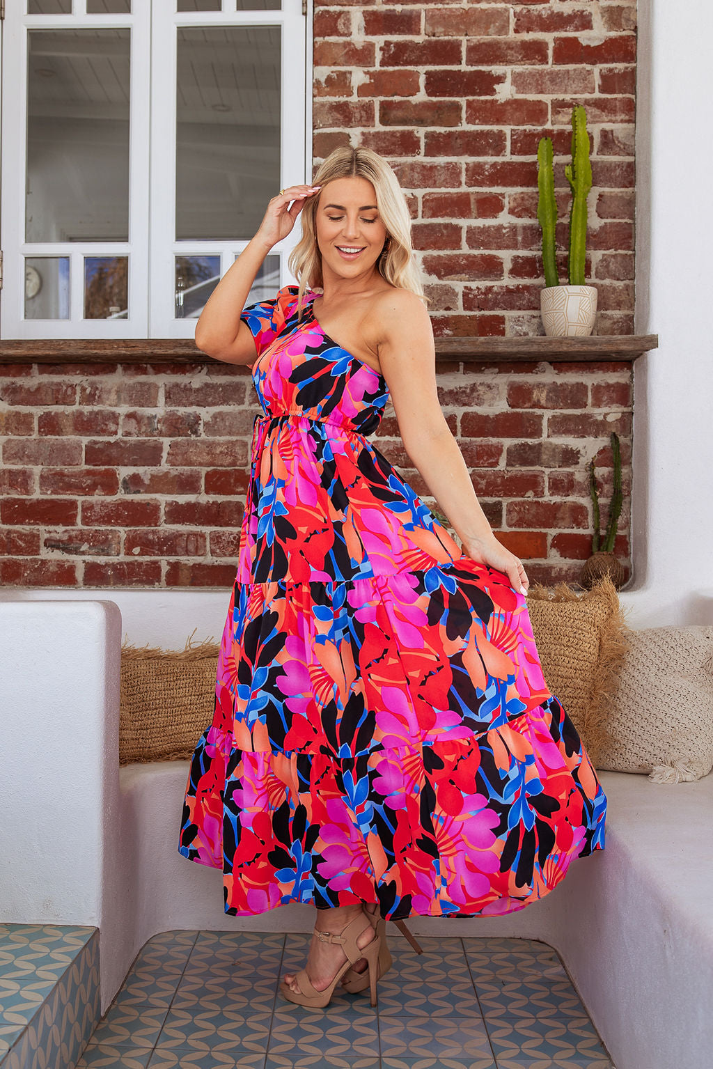 Valencia Dress - Pink Calypso