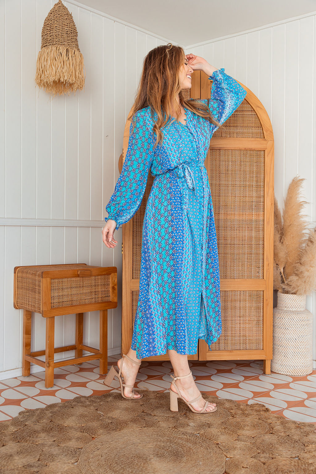 Bonnie Dress - Bohemian Blue