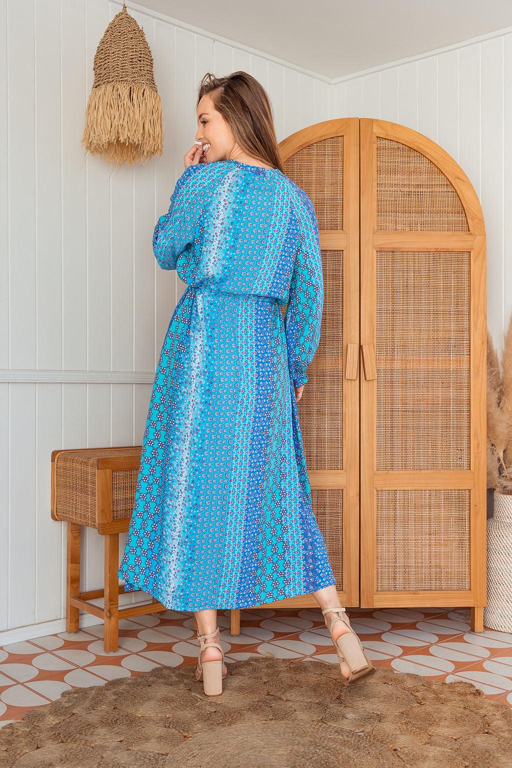 Bonnie Dress - Bohemian Blue