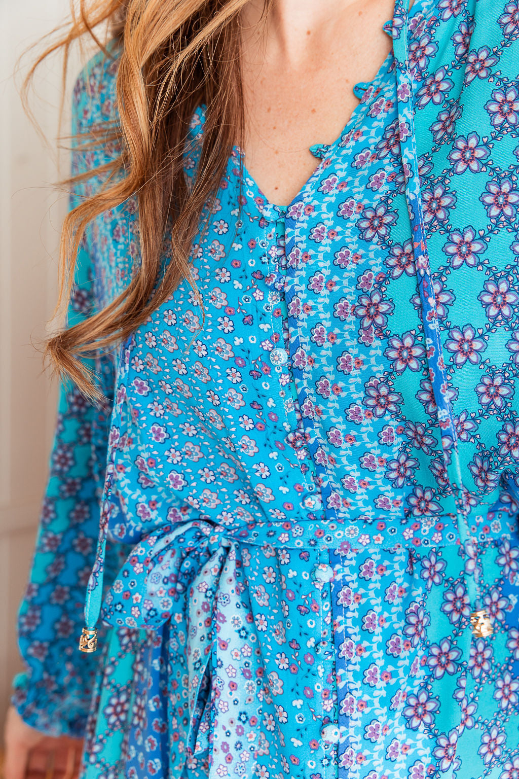 Bonnie Dress - Bohemian Blue