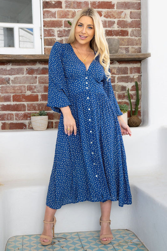 Eternity Dress - Oxford Blue