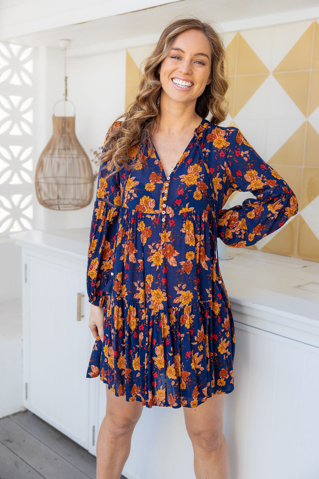 Natalie Dress - Navy Season