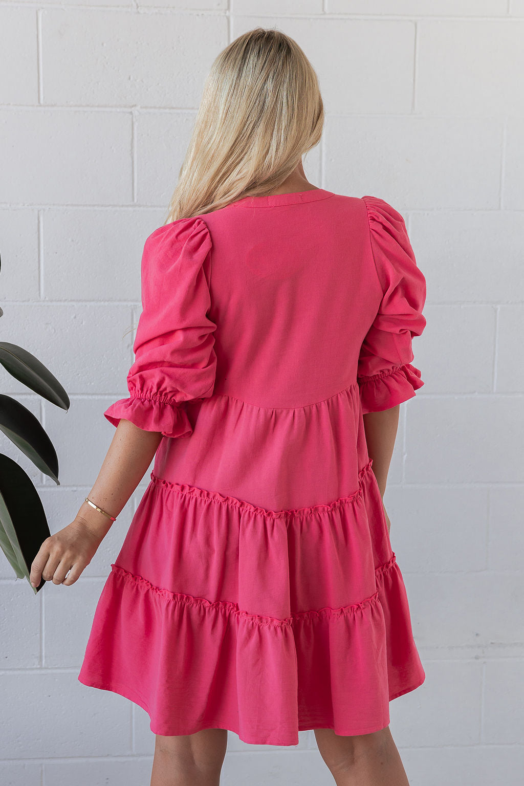 Lyra Dress - Brink Pink