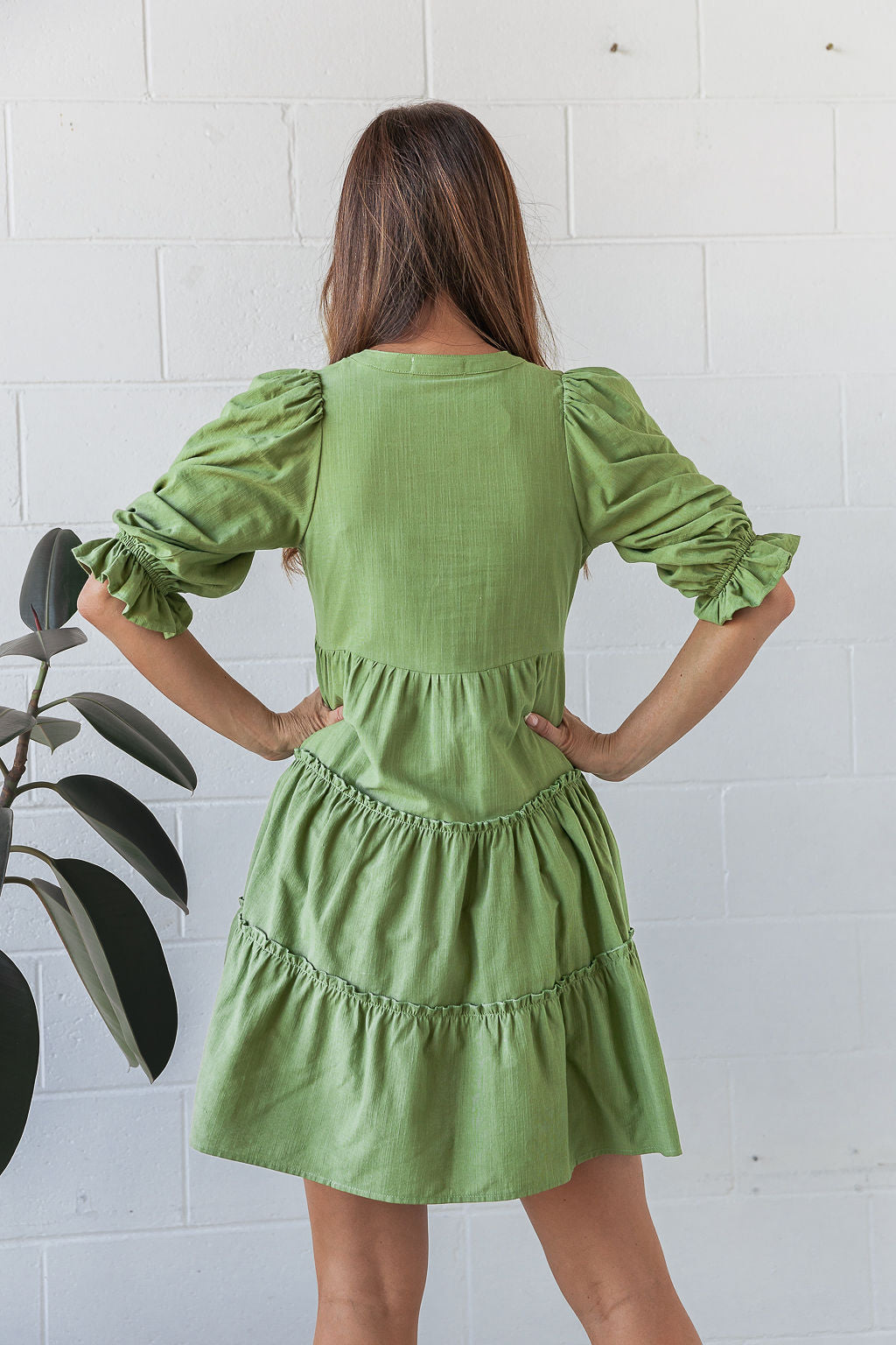 Lyra Dress - Olive