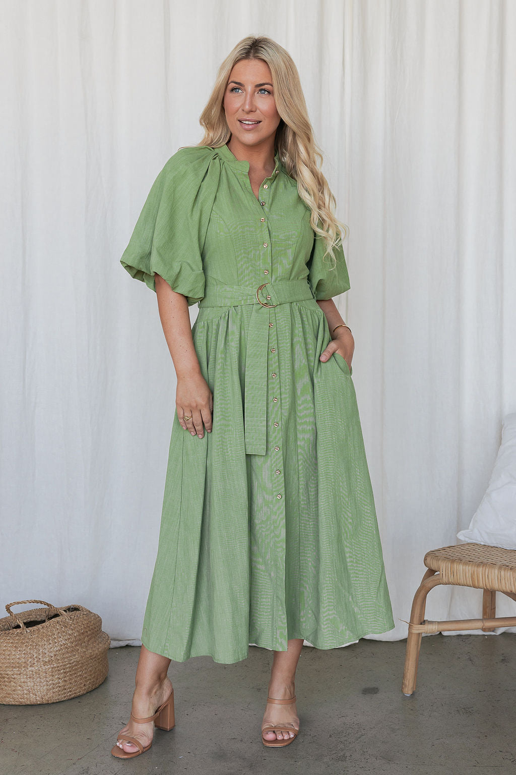 Priya Dress - Olive