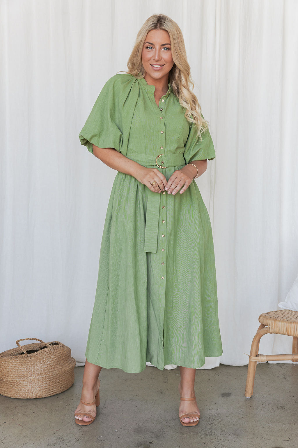 Priya Dress - Olive