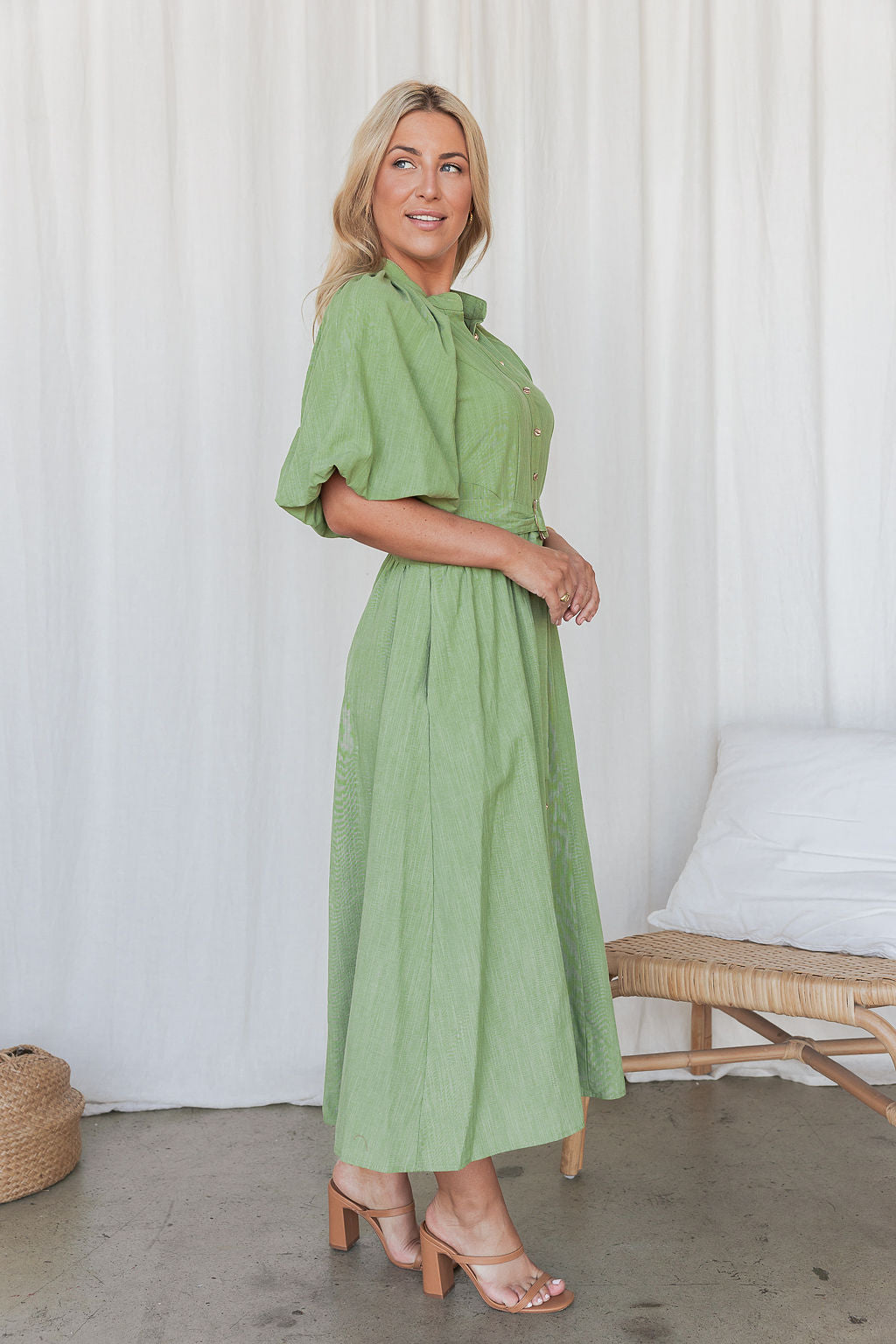 Priya Dress - Olive