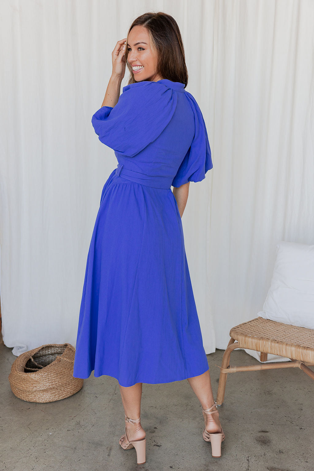 Priya Dress - Blue Azure