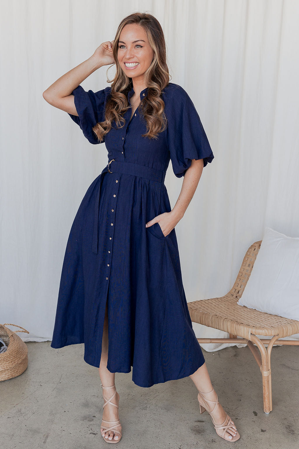 Priya Dress - Regal Blue