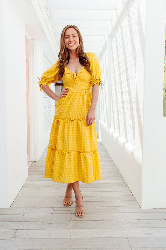 Valerie Dress - Daffodil