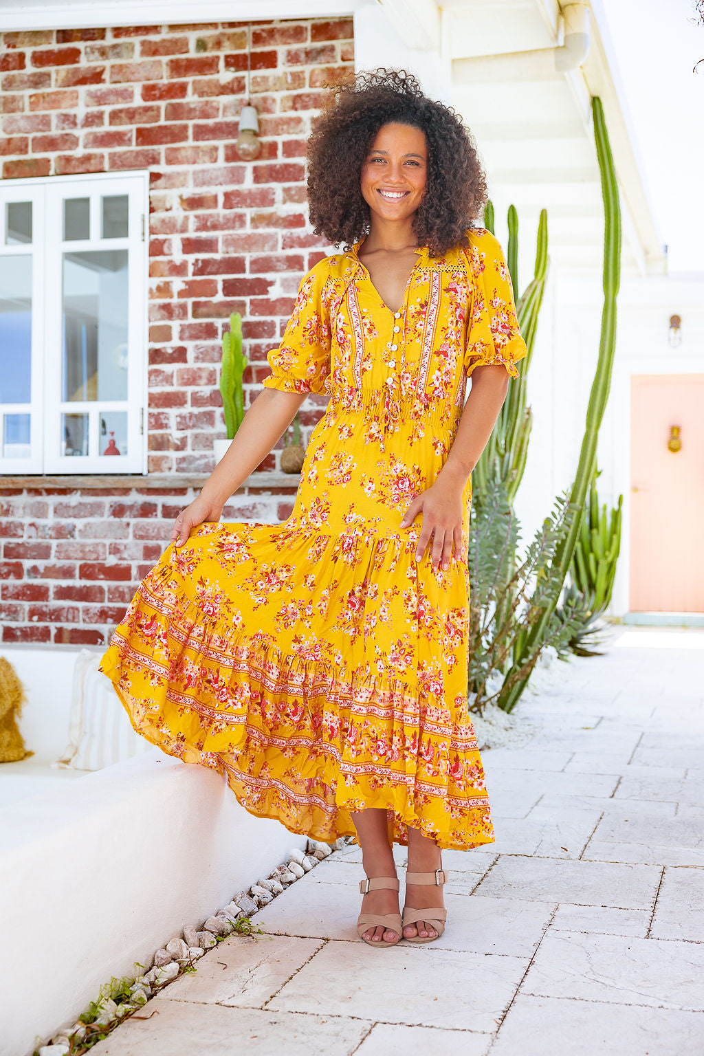 Corinna Dress - Marigold