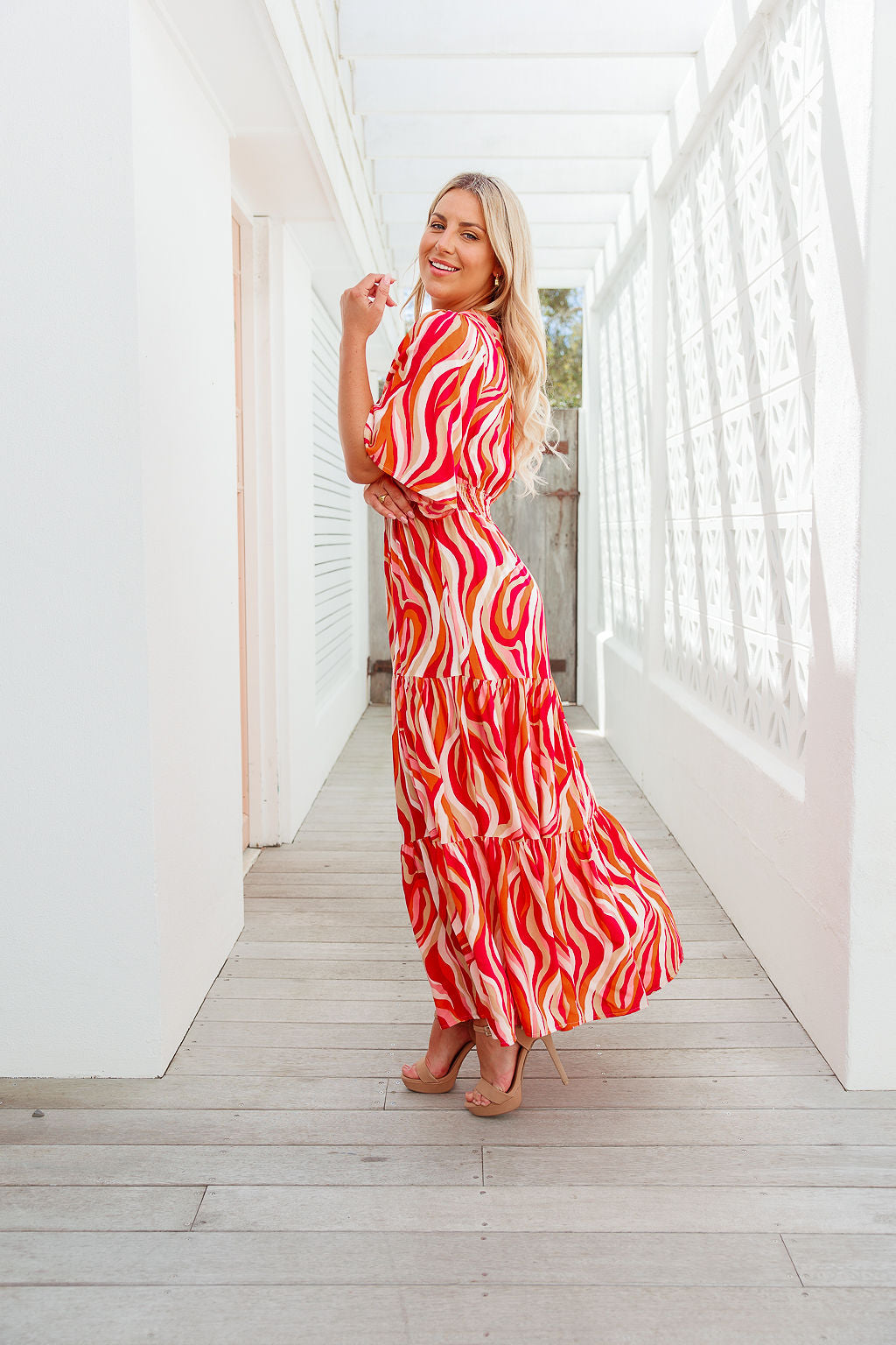 Marina Dress - Cherry Swirl