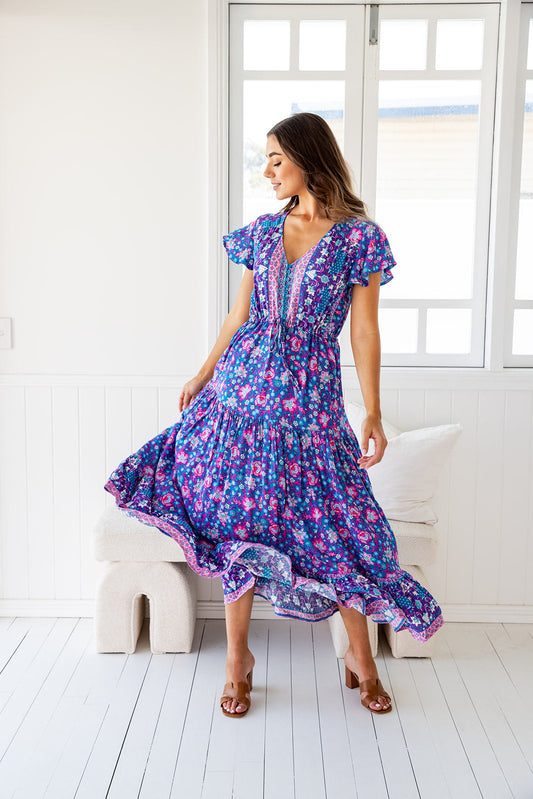 Cora Maxi Dress - Galaxy Dreams