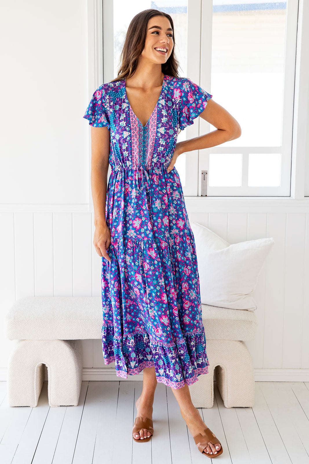 Cora Maxi Dress - Galaxy Dreams