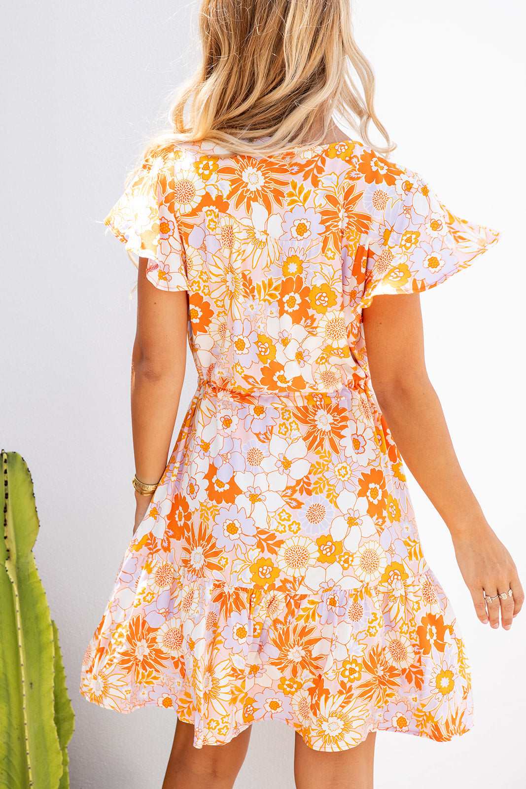 Nala Dress - Orange Fizz