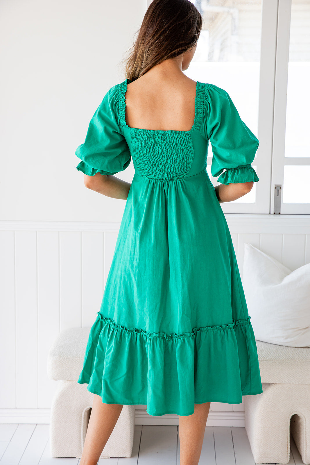 Ayla Dress - Emerald Green