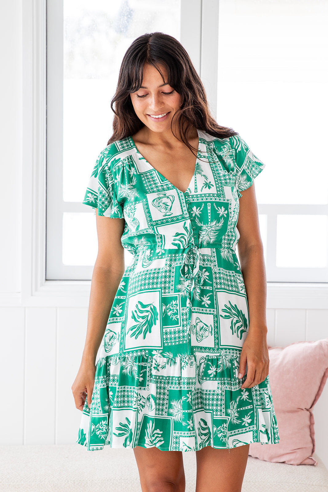 Nala Dress - Midsummer Green