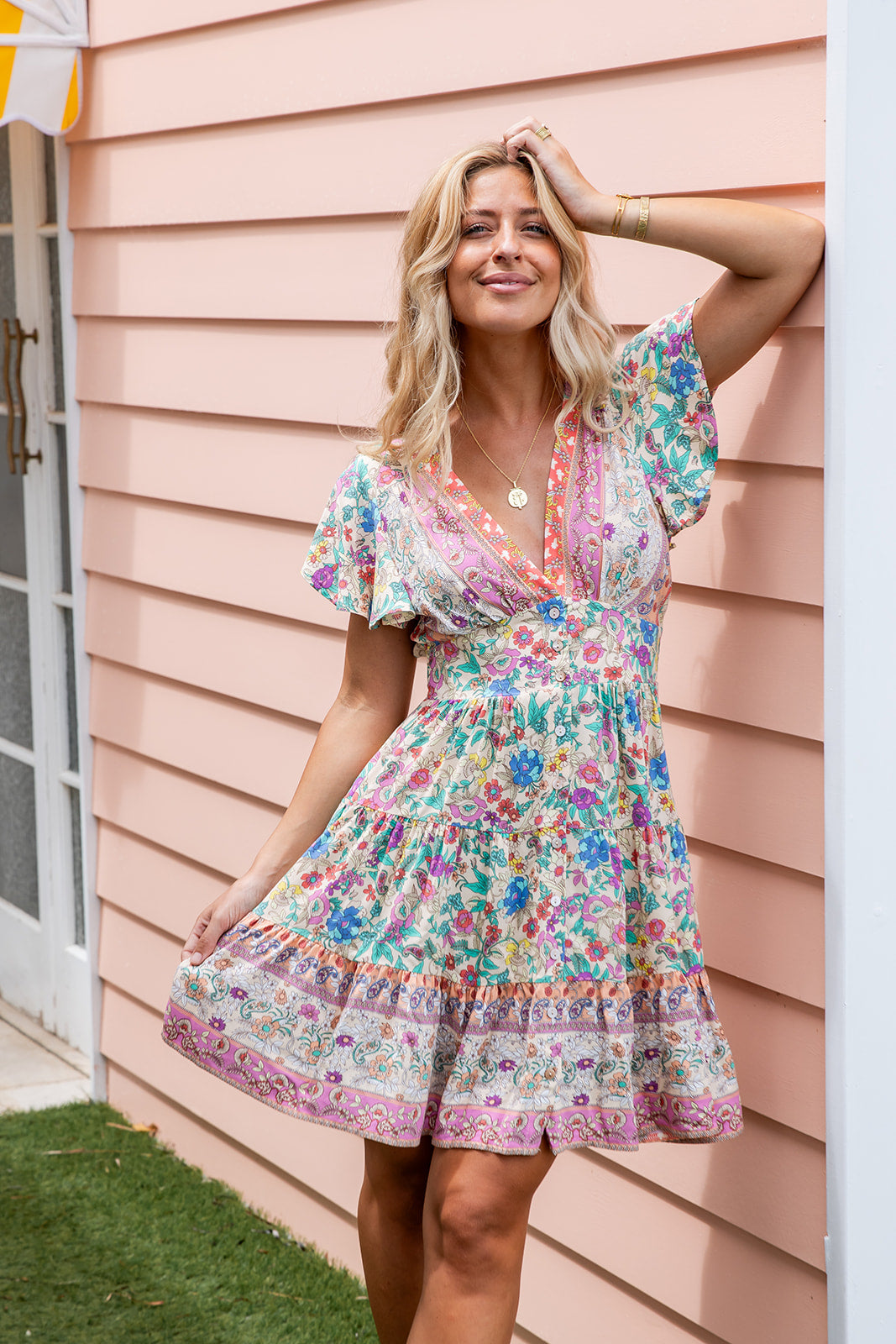 Zia Dress - Floral Amorita