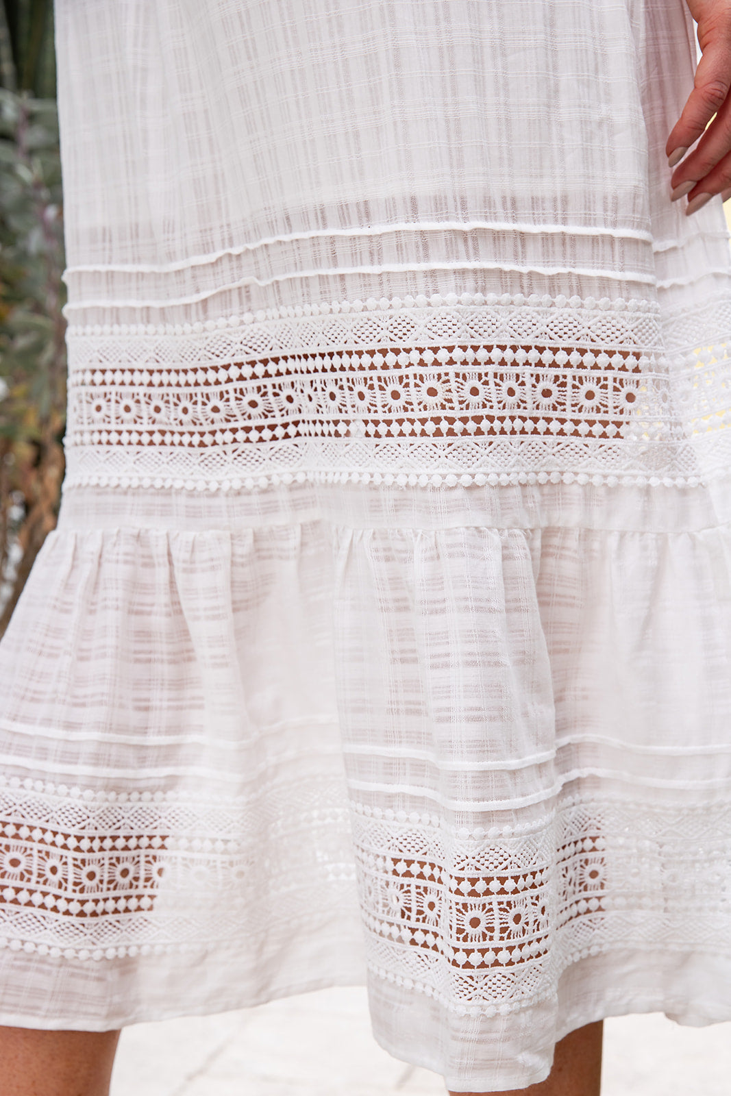 Nellie Dress - White