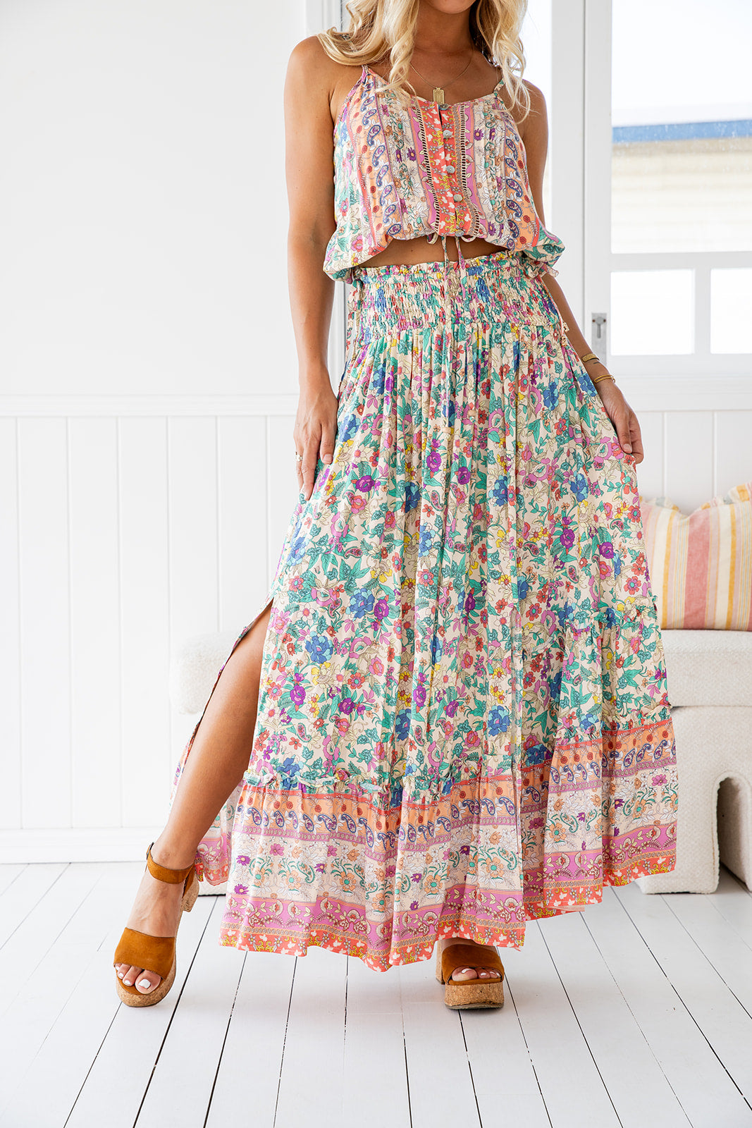 Laylia Skirt - Floral Amorita