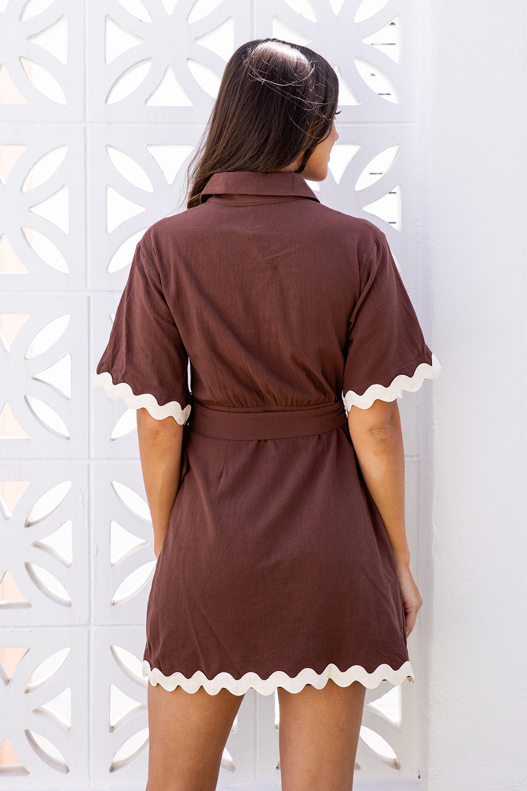 Keziah Dress - Brown